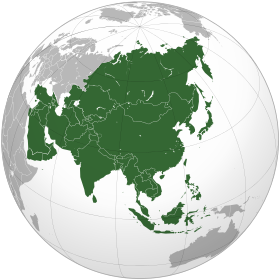 mappemonde Asie