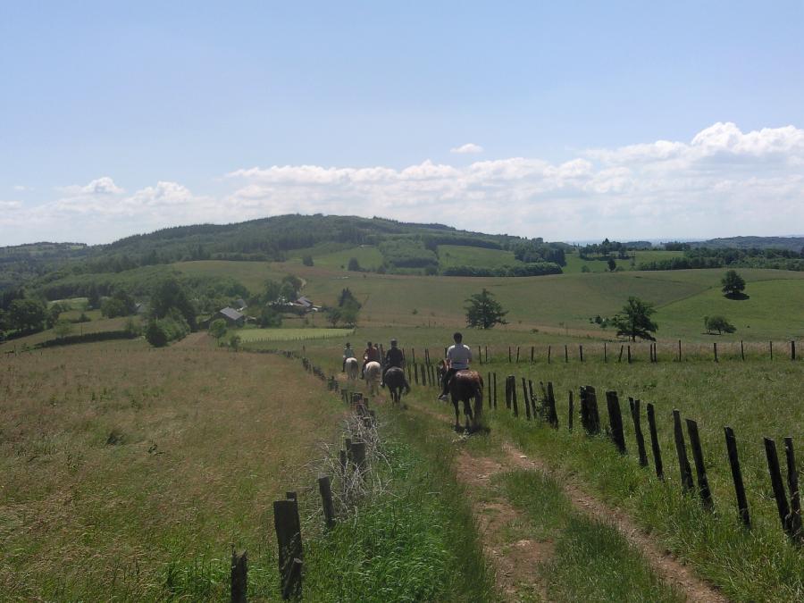 Balade  cheval Haute-Vienne Limousin photo 6