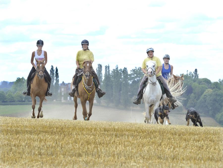 Balade  cheval Haute-Vienne Limousin