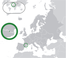 mappemonde ANDORRE