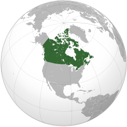 mappemonde CANADA