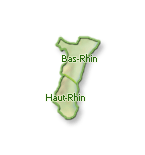 Alsace : Bas-Rhin, Haut-Rhin