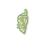 Corse : Haute-Corse, Corse-du-Sud