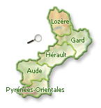 Languedoc-Roussillon : Aude, Gard, H�rault, Loz�re, Pyr�n�es-Orientales
