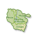 Lorraine : Moselle, Meuse, Meurthe-et-Moselle, Vosges