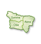 Picardie : Aisne, Oise, Somme
