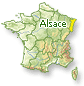Carte France - Alsace