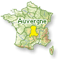 Carte France - Auvergne