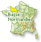 Carte France - Basse-Normandie