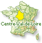Carte France - Centre-Val-de-Loire