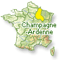 Carte France - Champagne-Ardenne