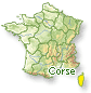 Carte France - Corse