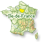 Carte France - Ile de France
