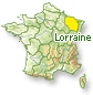Carte France - Lorraine