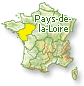 Carte France - Pays-de-la-Loire