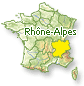 Carte France - Rhone-Alpes