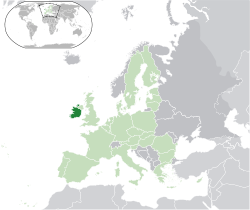 mappemonde IRLANDE