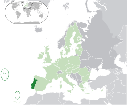 mappemonde PORTUGAL