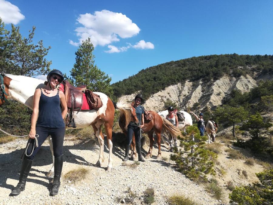 rando Balade à cheval Alpes de Haute-Provence