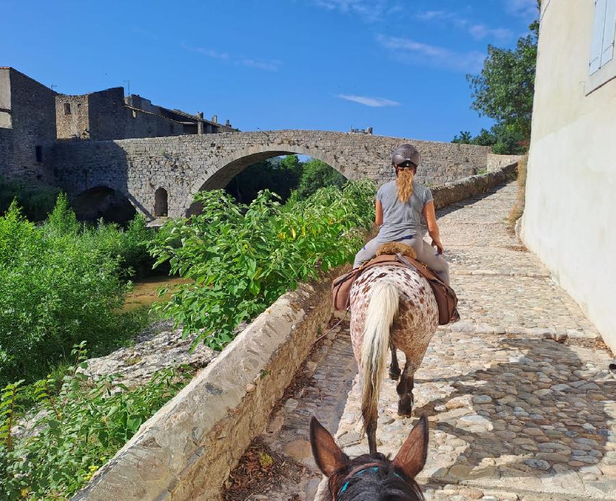 Balade  cheval Aude Corbires