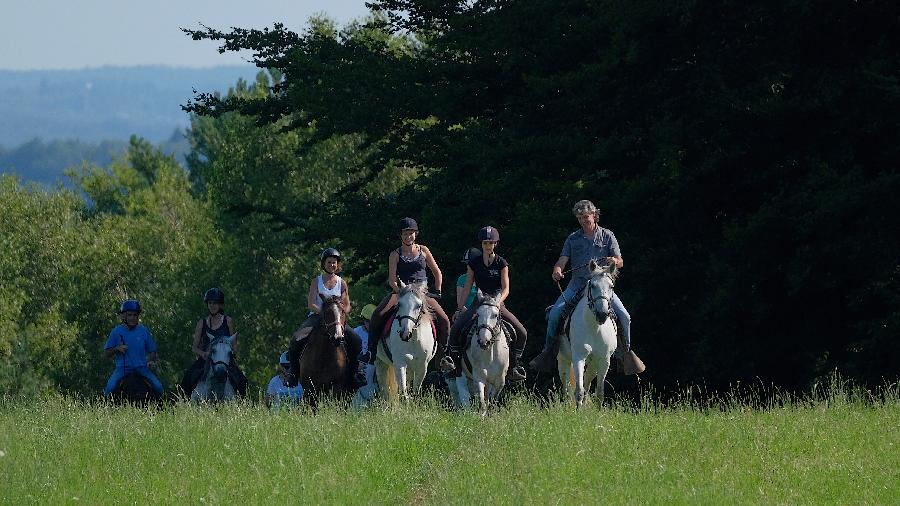 Sjour questre Corrze Xaintrie, Sud Limousin