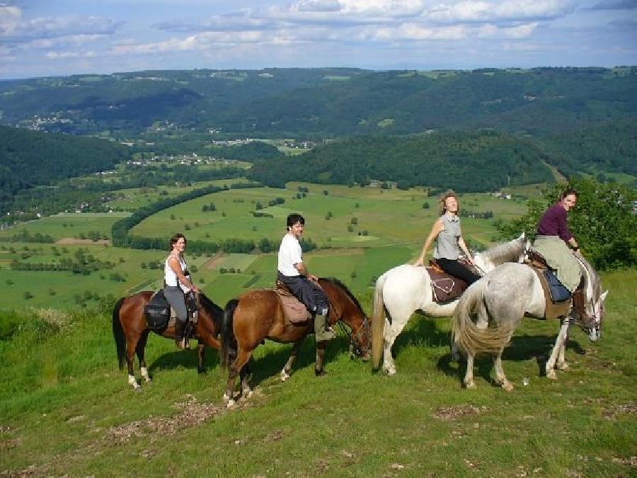 Sjour questre Corrze Xaintrie, Sud Limousin