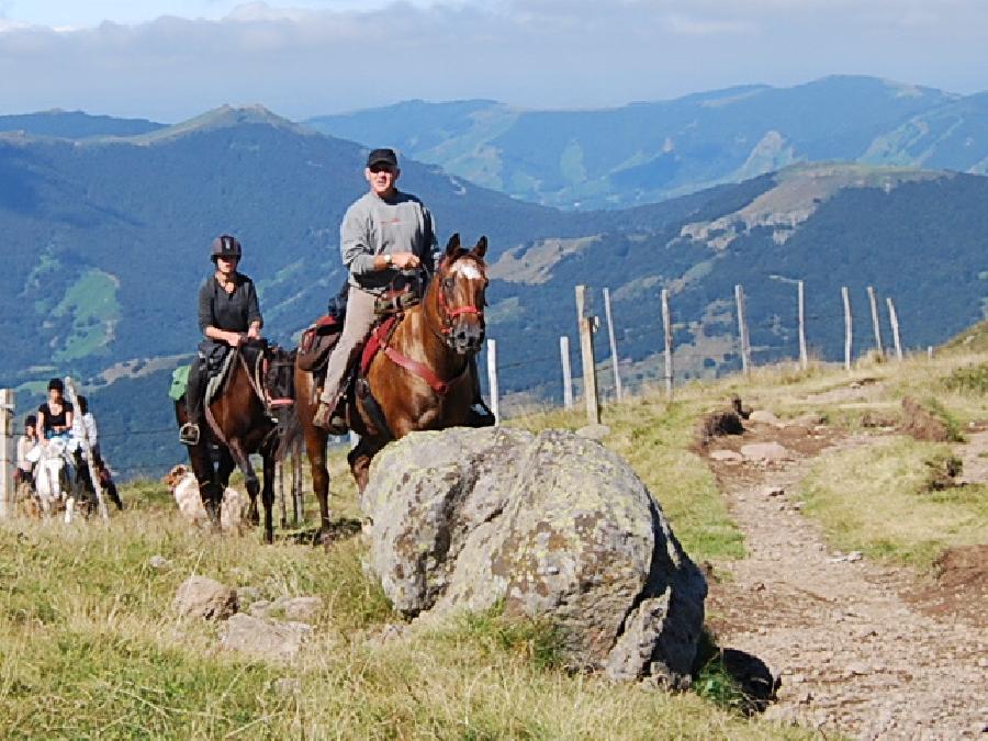 Randonne questre Cantal  photo 2