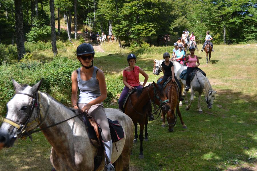 Randonne questre Cantal Massif Central photo 6