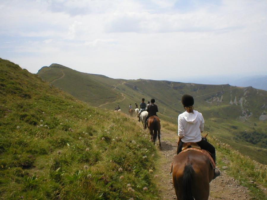 Voyage  cheval Cantal Massif Central photo 6