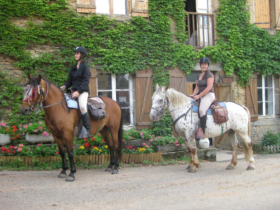 Randonne questre Sane-et-Loire Bourgogne du Sud photo 4