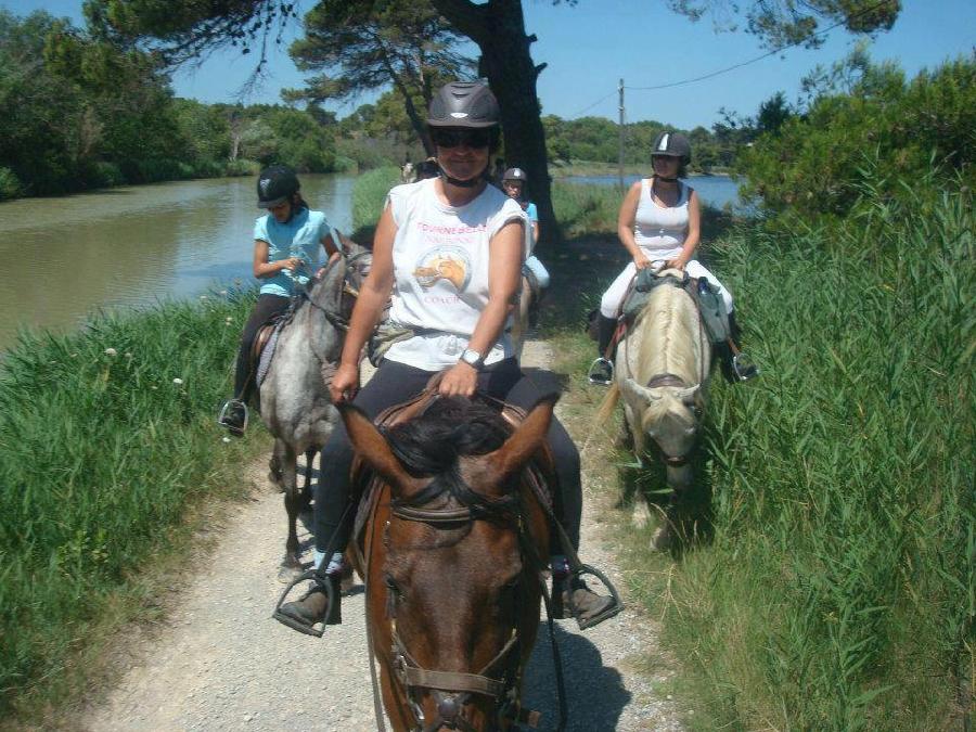 randonnee cheval narbonne plage