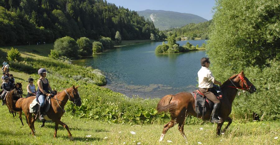 Sjour questre Savoie PNR du Massif des Bauges