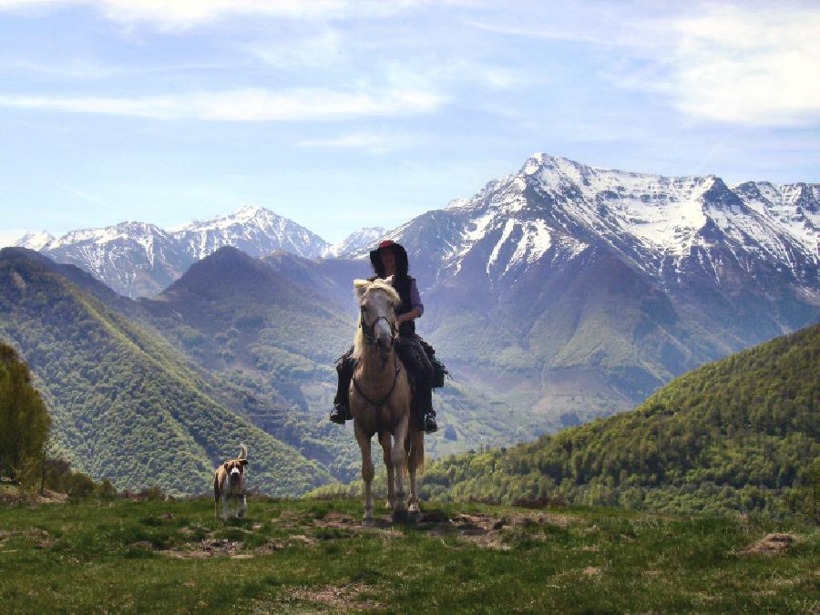 rando Voyage  cheval Hautes-Pyrnes