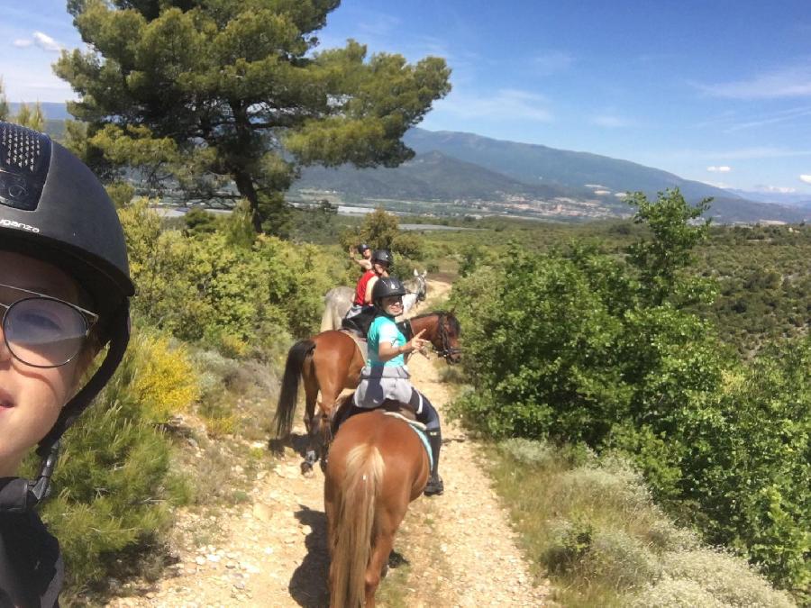 Randonne questre Alpes de Haute-Provence Provence photo 2