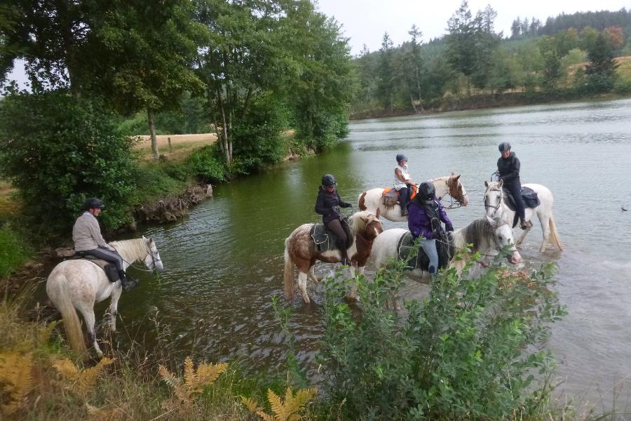 Randonne questre Sane-et-Loire Bourgogne du Sud photo 3