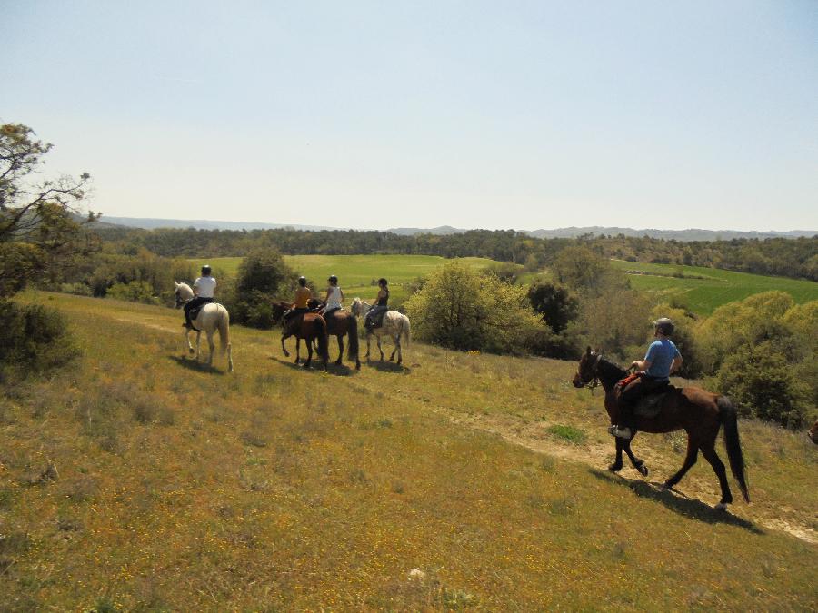 Randonne questre Alpes de Haute-Provence Luberon photo 2