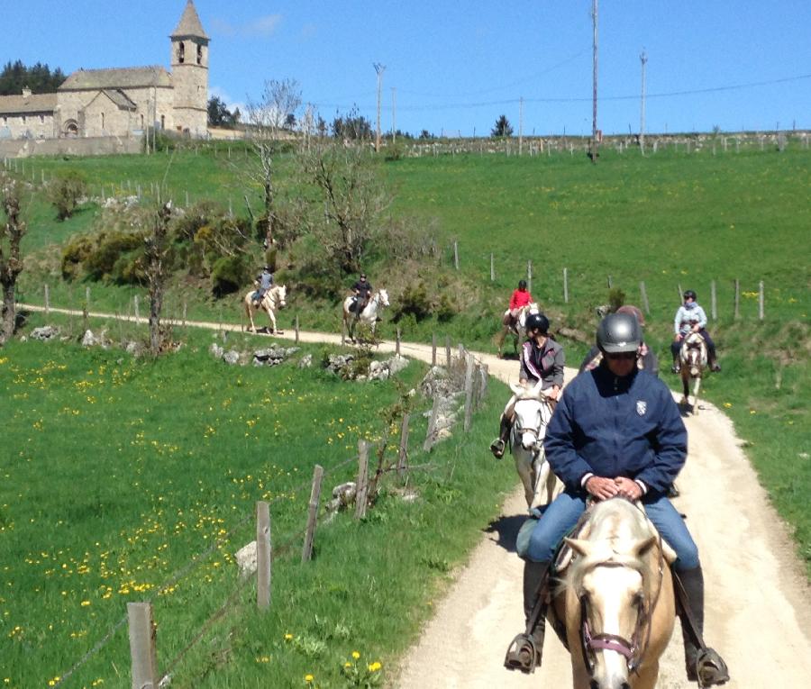 Sjour questre Haute-Loire Massif Central photo 2