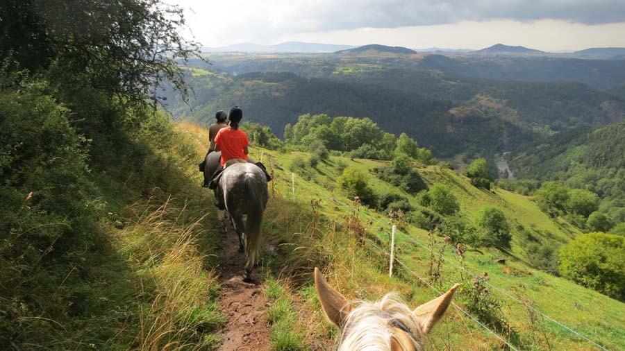 Balade  cheval Haute-Loire  photo 4