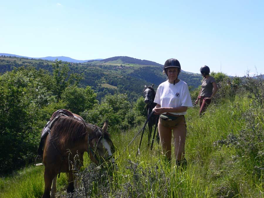 Randonne questre Haute-Loire Massif Central photo 6