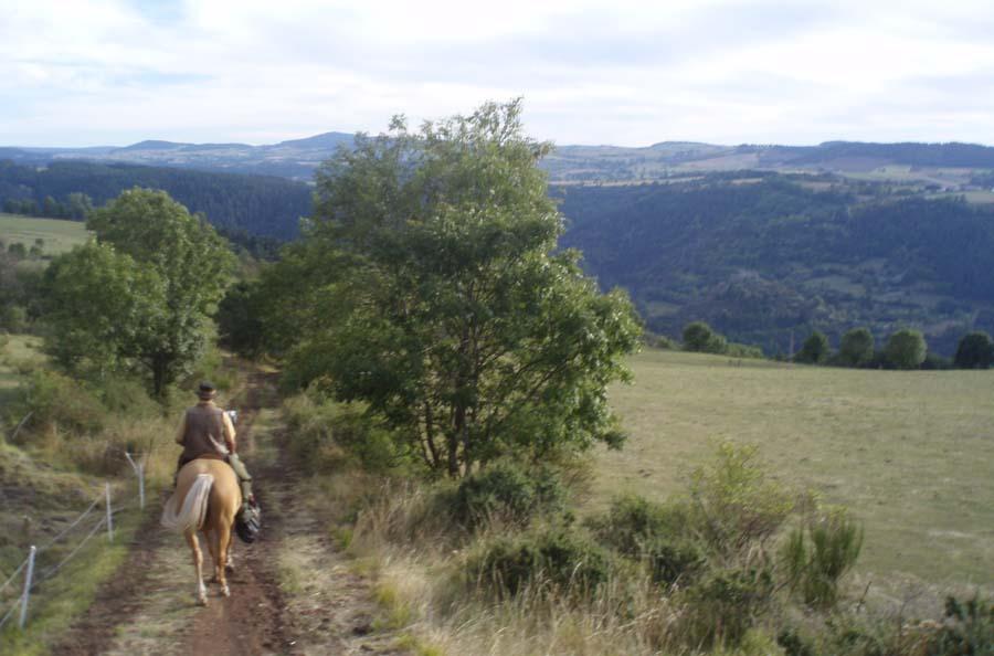 Randonne questre Haute-Loire Massif Central photo 2