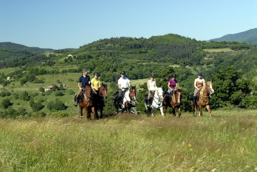 Randonne questre Ardche PNR des Monts d'Ardche photo 3