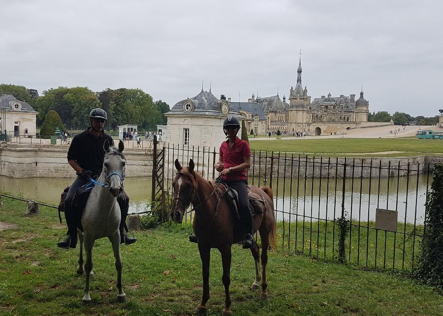 Randonne questre Oise Fort de Chantilly