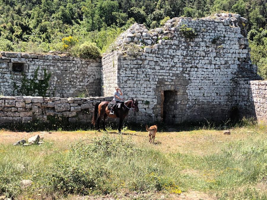 Balade  cheval Aude Pays Cathare