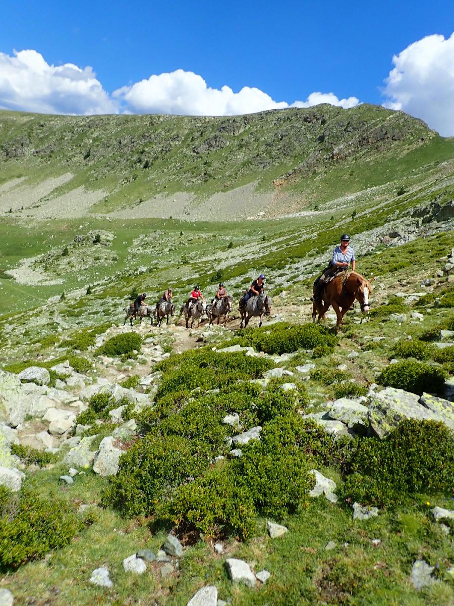 Voyage à cheval ANDORRE Pyrénées photo 3