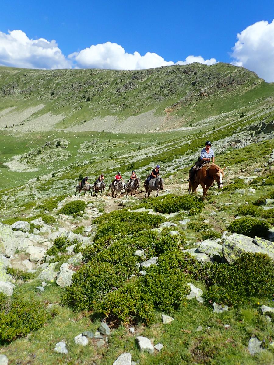 Randonne questre ANDORRE Pyrnes photo 3