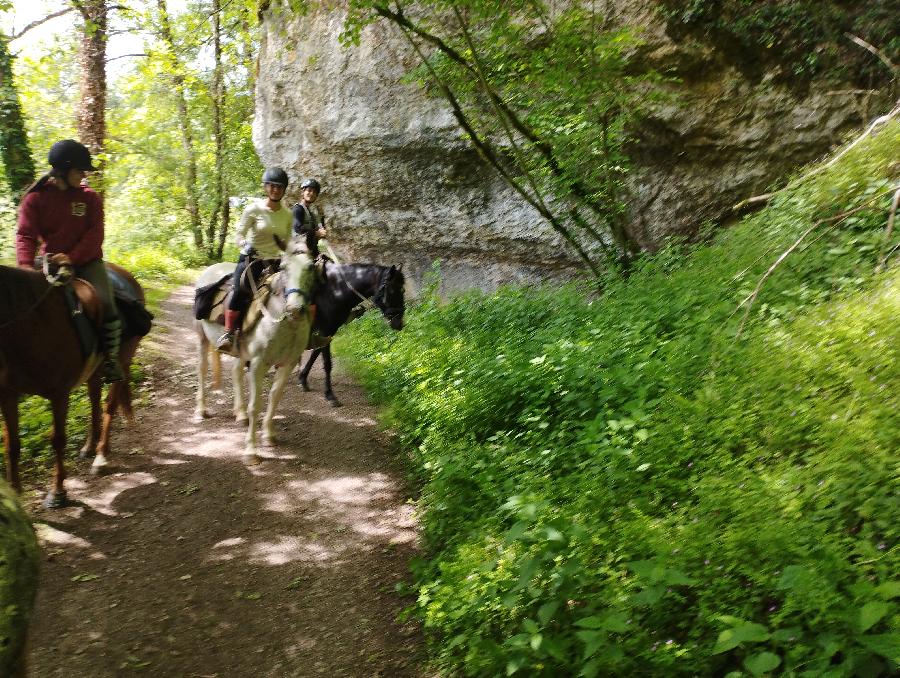 Randonne questre Dordogne Prigord photo 2