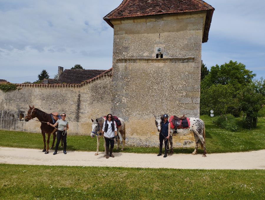 Randonne questre Dordogne Prigord photo 3