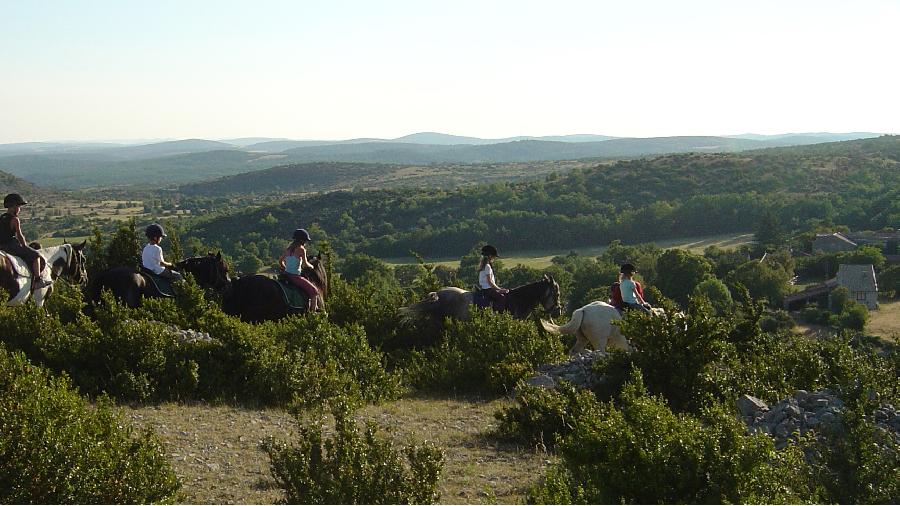 Balade  cheval Gard Parc National des Cvennes photo 3