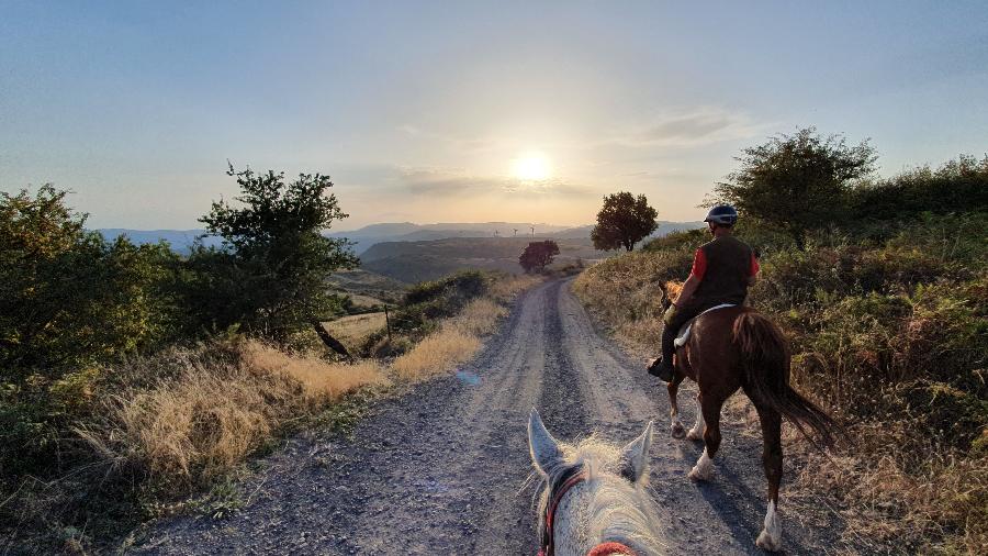 Voyage  cheval Gard PNR du Haut-Languedoc photo 3