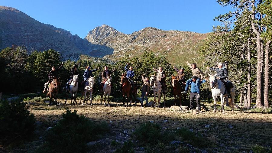 Voyage à cheval Gard PNR du Haut-Languedoc photo 6